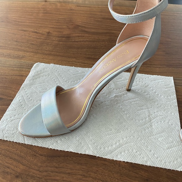 Enzo Angiolini Stiletto Open Toe/ Ankle Strap Sandals - Picture 4 of 5